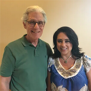 Brian Weiss and Luz Pellegrino